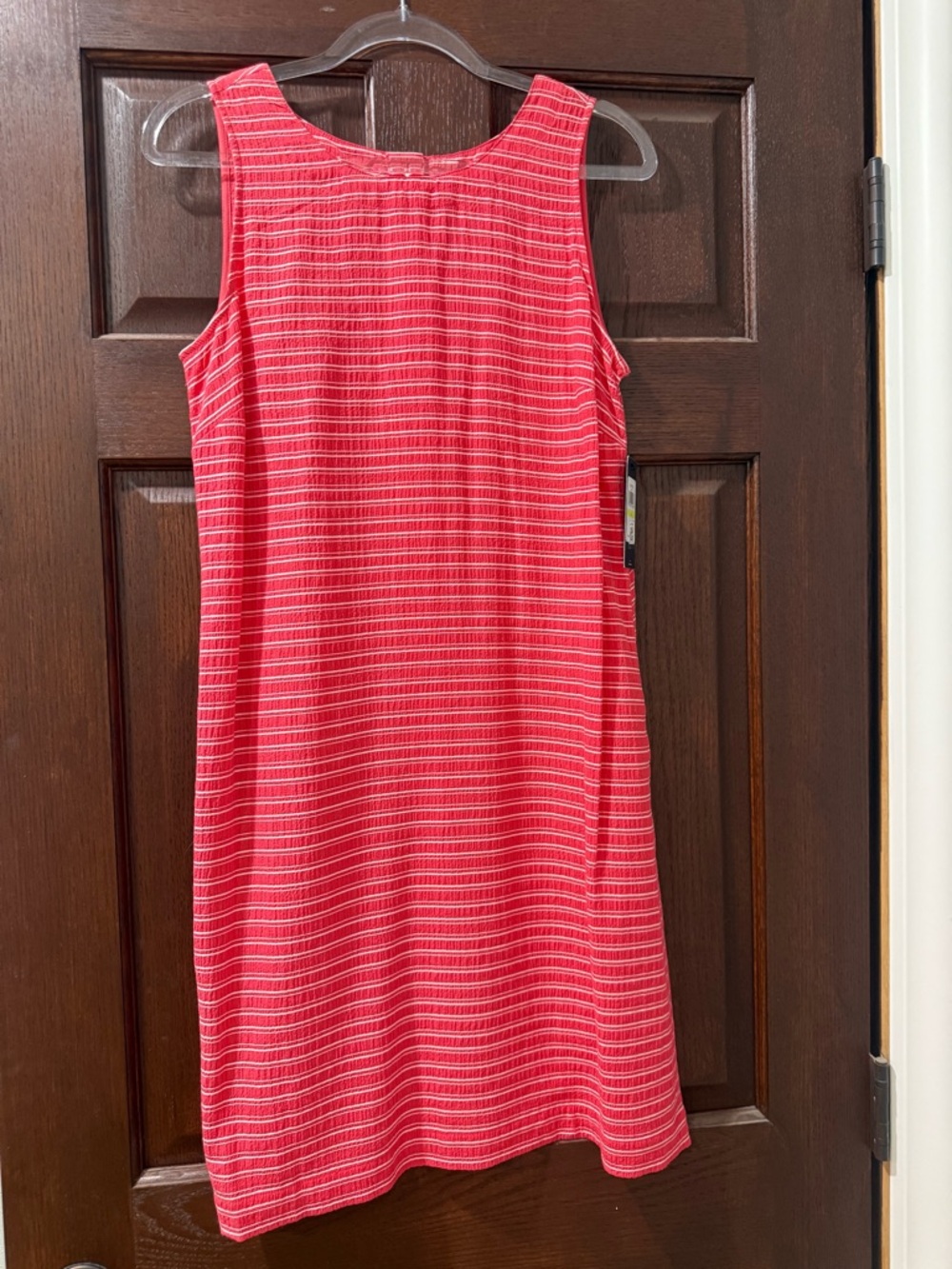 Tommy Hilfiger Red and White Striped Dress